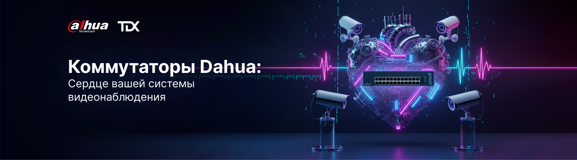 Коммутаторы Dahua - сердце вашей системы видеоналюдения